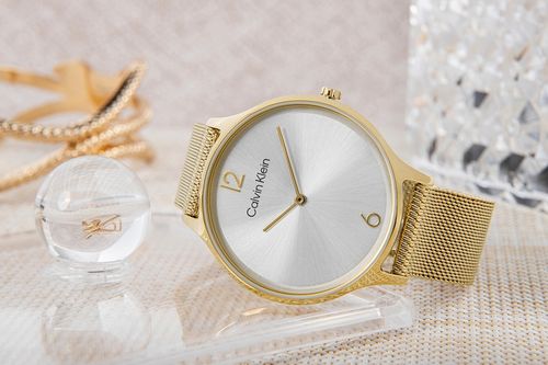 zegarek damski calvin klein timeless mesh 25200003 + box na Arena.pl