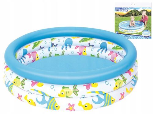 basen dmuchany 1,02m x 25cm BESTWAY | 51008 na Arena.pl