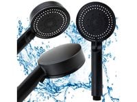 Słuchawka prysznicowa funkcje funkcyjna natryskowa czarny