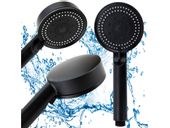 Słuchawka prysznicowa funkcje funkcyjna natryskowa czarny