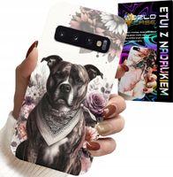 ETUI DO SAMSUNG GALAXY S10 PLUS - PITBULL GROŹNE PSY FUTERAŁ PLECKI CASE