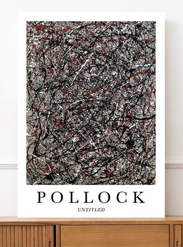 Plakat Jackson Pollock abstrakcja 21x29,7 cm A4 na Arena.pl