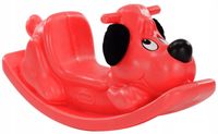 LITTLE TIKES KONIK NA BIEGUNACH PIESEK CZERWONY BUJAK DLA DZIECI 12M+