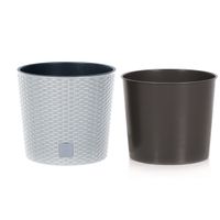 Doniczka Rato okrągła DRTUS200L z wkładem | Biały