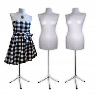 MANEKIN DAMSKI KRAWIECKI EKSPOZYCYJNY 36/38 METAL