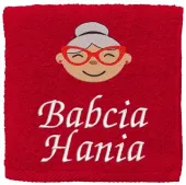 GRUBY RĘCZNIK Z IMIENIEM HAFTOWANY 70x140 PREZENT NA DZIEŃ BABCI DZIADKA