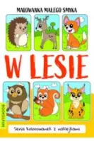 Malowanka małego smyka. W lesie