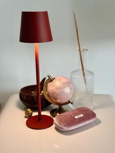 lampa led stołowa 38,5 cm bezprzewodowa 3 tryby dotykowa lampka nocna usb-c na Arena.pl