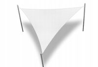 ŻAGIEL PRZECIWSŁONECZNY WODOSZCZELNY PREMIUM MARKIZA TRÓJKĄT BIAŁY 5X5X7