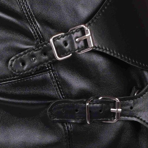 blindfolded mask with breathable ball gag   black na Arena.pl