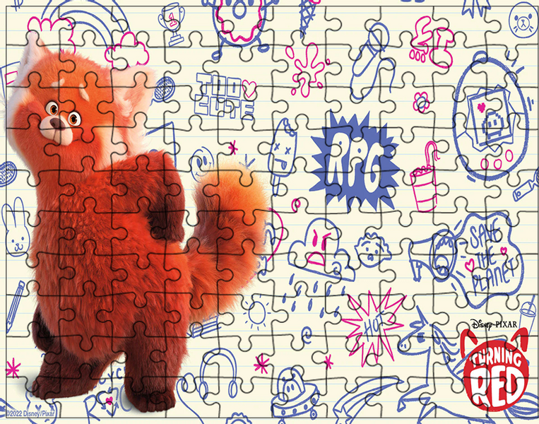 Puzzle Turning Red - To nie wypanda zdjęcie 1