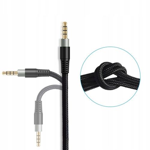 KABEL PRZEWÓD DO SŁUCHAWEK KINGSTON HYPERX CLOUD ALPHA SILVER 1,5 m + na Arena.pl