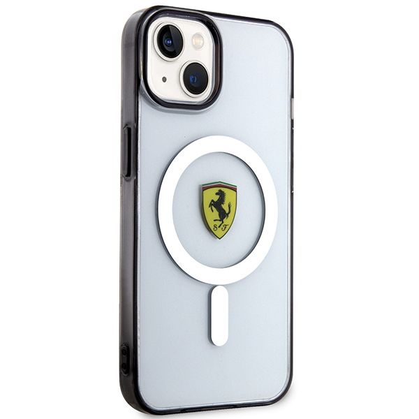 Etui Ferrari do iPhone 15, iPhone 14, iPhone 13, Przezroczysty MagSafe zdjęcie 4