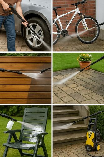 MYJKA CIŚNIENIOWA RIWALL REPW120M BAR MOCNA POMPA ZESTAW 230barEW na Arena.pl