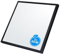 Panel LED NATYNKOWY czarny 60x60cm Plafon 60W