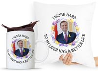 Zestaw Poduszka + Kubek Prezent Andrzej Duda Pis Z Nadrukiem Ze Zdjęciem
