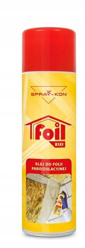 Klej do Folii Paroizolacyjnej i Membran SPRAY-KON FOIL 500ml na Arena.pl