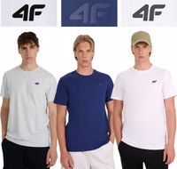 T-SHIRT MĘSKI 4F KOSZULKA ZESTAW KOMPLET 3 SZTUKI TTSHM2256 3XL