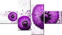 140CM 70 OBRAZ FIOLETOWE DMUCHAWCE ŚCIENNY