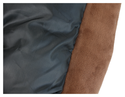 Legowisko dla psa brązowe XL prostokątne BONE 74x59x12cm na Arena.pl