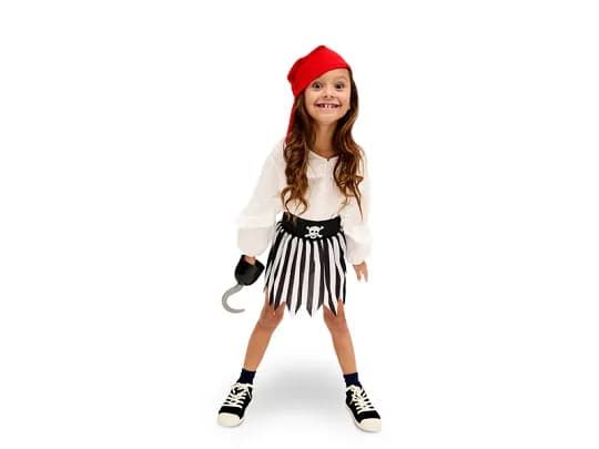 Przebranie strój Piratki dziewczęcy zdjęcie 1