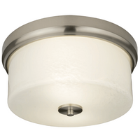 Plafon Dresden C02374BNI Cosmolight do sypialni okrągły nikiel