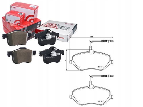 KLOCKI HAM PEUGEOT 407 BREMBO na Arena.pl