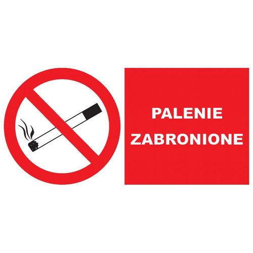 ZI-38 ZNAK TABLICZKA - PALENIE ZABRONIONE  200X400 na Arena.pl