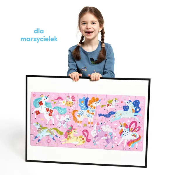 Puzzle 60 elementów. CzuCzu. Ach Jednorożce zdjęcie 4