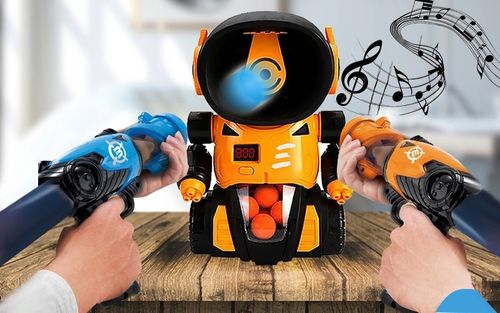 Zabawka Dla Dzieci Strzelanie do Celu Robot Roboschoot Licznik Punktów na Arena.pl