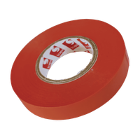 TAŚMA IZOLACJA 2702A 12mm/25m CZERWONA, SCAPA BULK AUTO, DO WIĄZEK