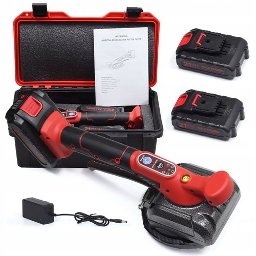 PRZYSSAWKA WIBRUJĄCA DO PŁYTEK WIBRATOR DO POZIOMOWANIA 2xAKU MOCNA 21V na Arena.pl