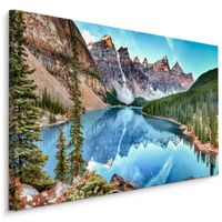 Obraz Do Salonu Krajobraz Jezioro Góry Park Narodowy Natura 90cm x 60cm