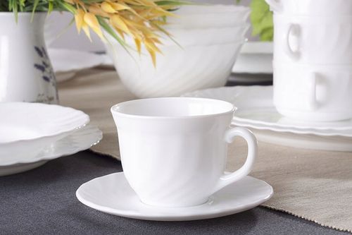 LUMINARC TRIANON WHITE Serwis kawowy 220 ml 12/6 na Arena.pl