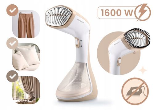 Parownica do ubrań 1600W Steamer parowy Żelazko parowe ZESTAW 26g/min na Arena.pl