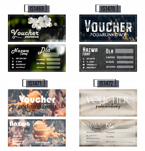 VOUCHERY PODARUNKOWE na zakupy lub usługi 60 szt. SPA PODARUNEK PREZENT na Arena.pl