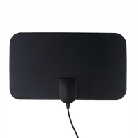 Antena Wewnętrzna TV AERIAL 4K Ultra HD DVB-T2 Wzmacniacz 5 m LTE Czarna