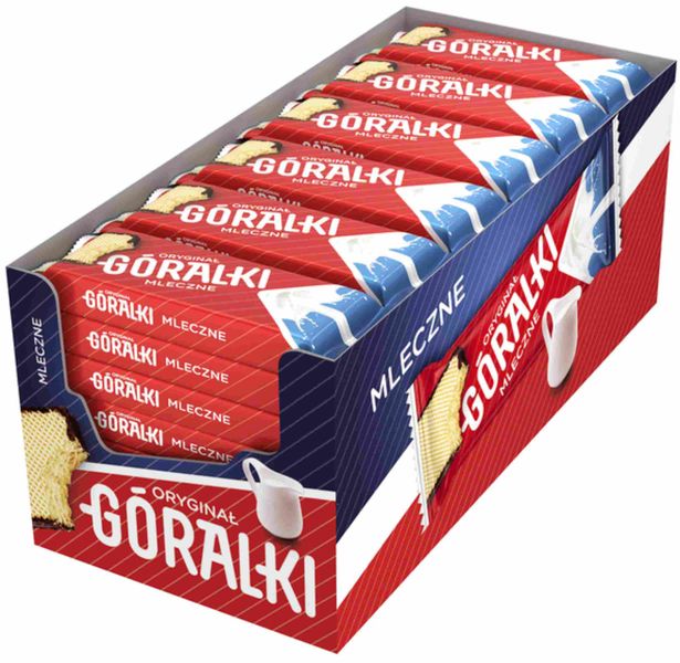 (x36) GÓRALKI Wafel Mleczny 45g zdjęcie 1