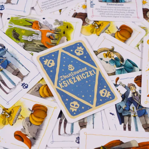 Zbuntowane księżniczki - strategiczna gra karciana dla 3-6 graczy - Muduko na Arena.pl