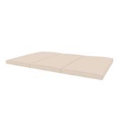 Materac Gimnastyczny Składany Kids 150x100 cm 3-Częściowy beżowy
