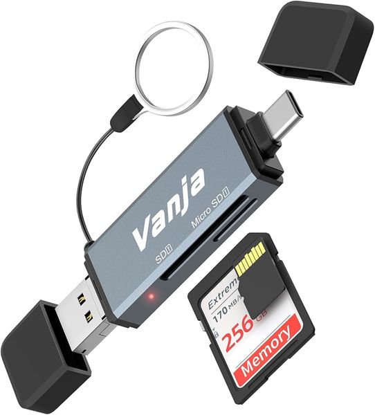 Vanja Czytnik kart SD typu C/USB/Micro USB zdjęcie 1