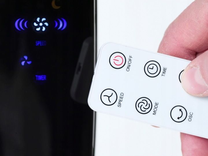 NOWOCZESNY WENTYLATOR podłogowy BIMAR AMA12 CICHY PILOT TIMER OSCYLACJA zdjęcie 12