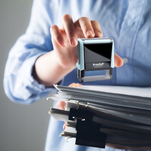 PIECZĄTKA TRODAT 4912 DO 6 LINII FIRMOWA IMIENNA BIUROWA PROJEKT + GUMKA na Arena.pl