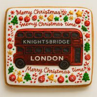 CIASTKO LUKROWANE BUS BOŻE NARODZENIE ROZ.XL POZIOM RĘCZNIE ROBIONE