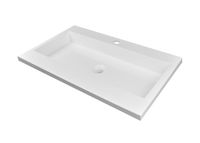 Ekskluzywna Umywalka Fox 75 z Powłoką NanoShine Prostokątna Nowoczesna