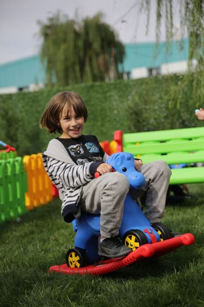 bujak dla dzieci Konik - zielony zdjęcie 4