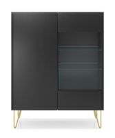 Komoda Marbren wysoka czarna