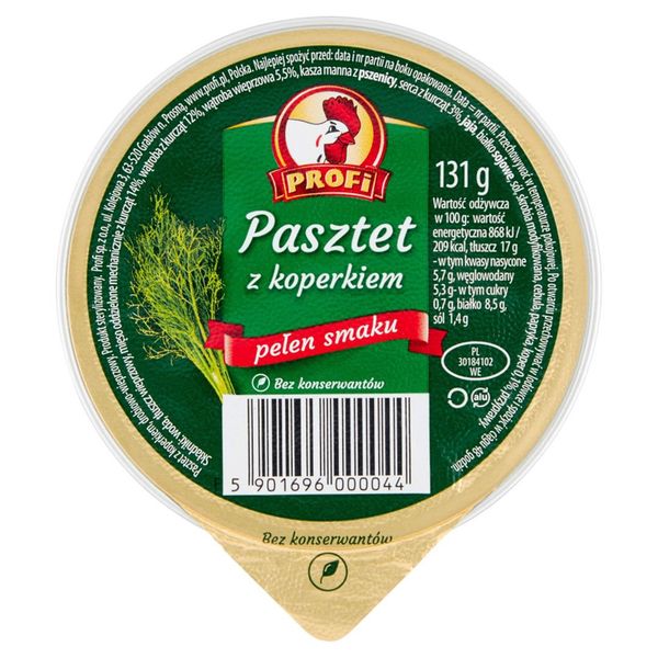 Profi Pasztet z koperkiem 131 g zdjęcie 1