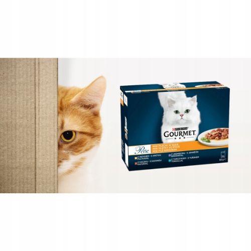 Karma dla kota Gourmet Perle fileciki w sosie (12 x 85 g) x 2 opakowania na Arena.pl