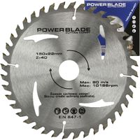 TARCZA WIDIOWA 150mm*22*40T POWER BLADE